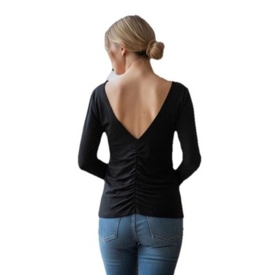 Chaser Top New Black Sz Small Women's Long Sleeve . LTOP846