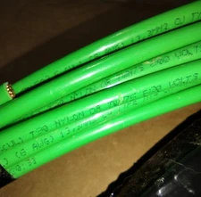 100 ft 6 AWG Green Stranded Copper THHN Wire 