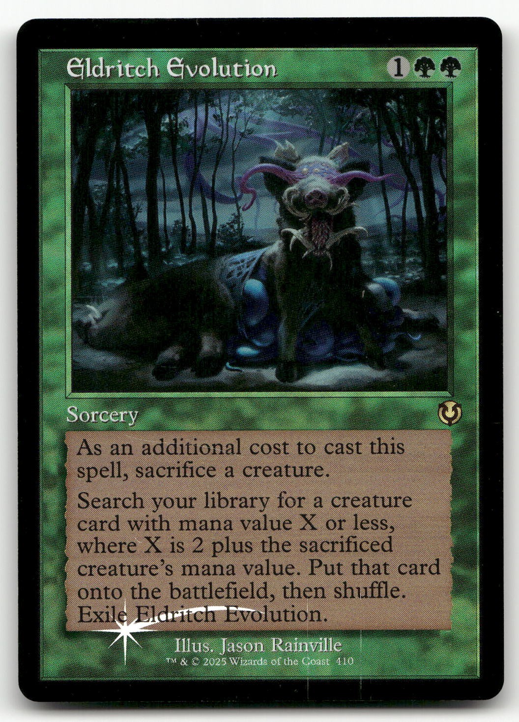 Eldritch Evolution (Retro Frame) #410 (Foil) NM Innistrad Remastered Magic MTG