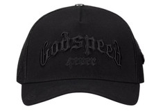 Godspeed Hat BLACK ON BLACK GS Forever Trucker