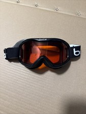 Bolle Ski Snowboard Goggles Black Frames Rose Red Lens