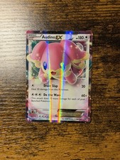 Pokémon TCG Audino EX Fates Collide Holo Ultra Rare Card 84/124