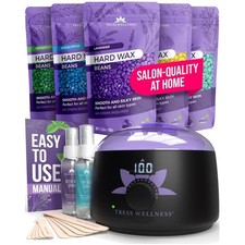 Complete At-Home Waxing Kit with Digital Warmer - Safe  Gentle for All Skin