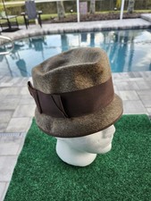 Henry Pollak Soleil Soie Women's Melange 100 Wool Cloche Bucket Hat