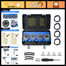 Motorcycle Carburetor Synchronizer Tool Kit - 4 Gauge Vacuum Sync Tool For 24 C Motorcycle Carburetor Synchronizer Tool Kit - 4 Gauge Vacuum Sync Tool For 24 C