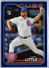 2024 Topps Luke Little #546 Royal Blue Chicago Cubs