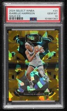 2024 Select WNBA Concourse Gold Ice Prizm 1/10 Isabelle Harrison #24 PSA 10 3d3