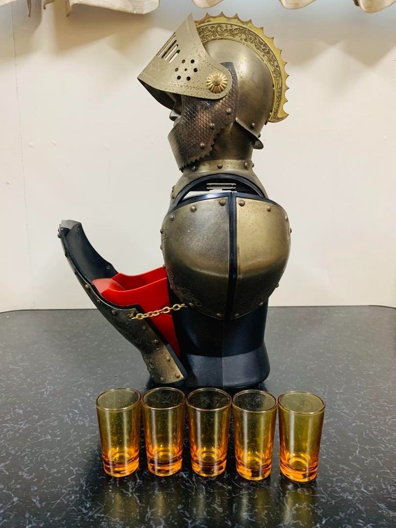 ニッカウィスキー King Arthur デキャンタセット 西洋甲冑 アンバー