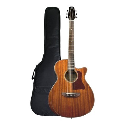Caraya A2016ARSMT40 Solid Mahogany Beveled Armrest Built-In Pickup/Tuner