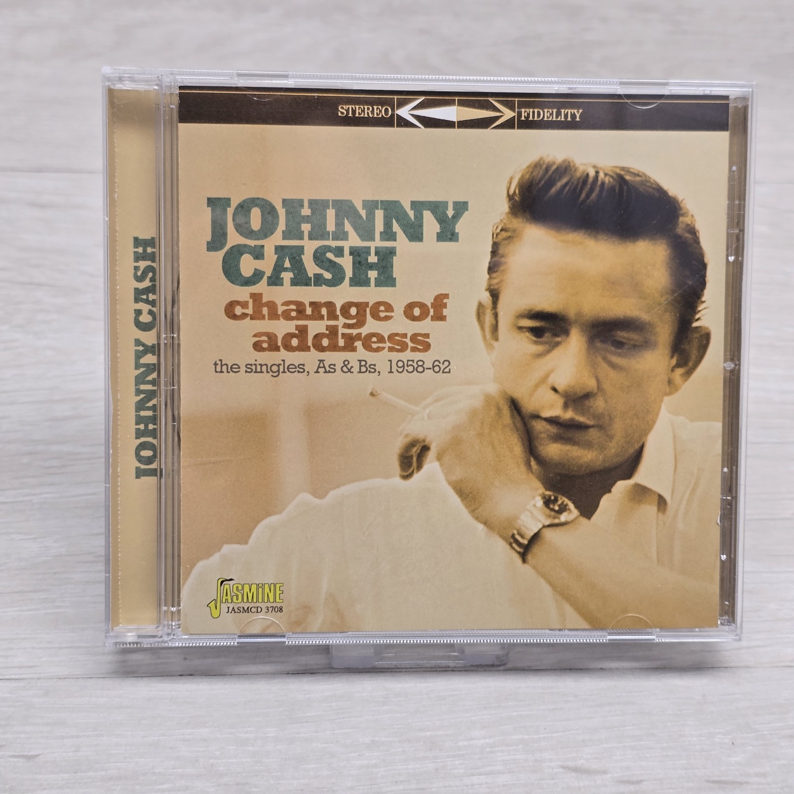 JOHNNY CASH - Change of Address: the Singles A's+B's 1958-1962 Rare Jasmine 2018
