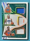 Chet Holmgren Paolo Banchero 2023-24 Panini Immaculate 96/99 Triple Patch