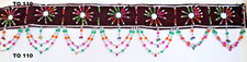 REDUCED TO CLEAR ALL 1/2 PRICED UNIQUE DIWALI TORAN -T  110