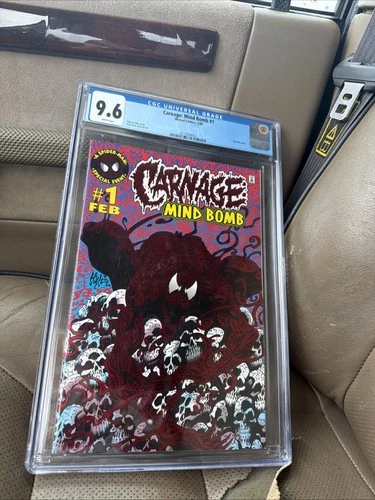Graded Comic - #1 Carnage: Mind Bomb CGC 9.6 Red Foil Edition - White Pages