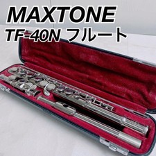 Maxtone Flute TF-40N C Key Nickel Plated Beginner with Case
