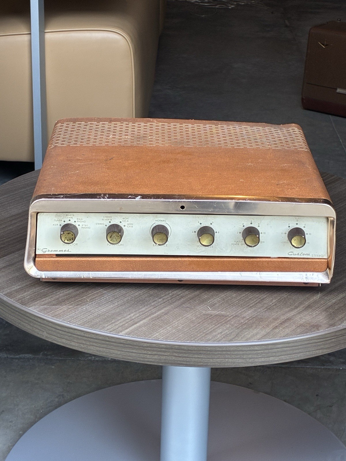 Vintage Grommes 24PG Tube Stereo Amplifier MCM 1958-60 Tested Powers On USA
