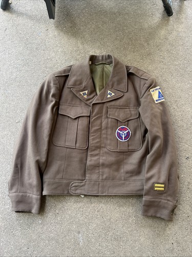 WW2 US Army Air Force Technical Representative Curtiss Aircraft Ike Jacket HH676