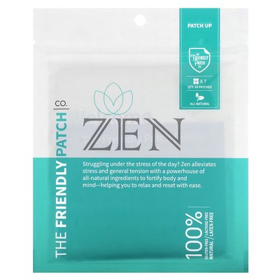2 X The Friendly Patch, Zen, Stress Patch, 28 Patches