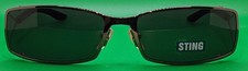 New Vintage 1990's Black Sting De Rigo SS4588 Col 568 Sunglasses Made In Italy