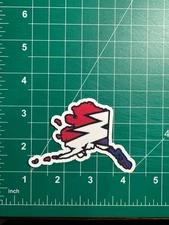Alaska Stealie - Grateful Dead - Laminated Vinyl Sticker - 2"x3"