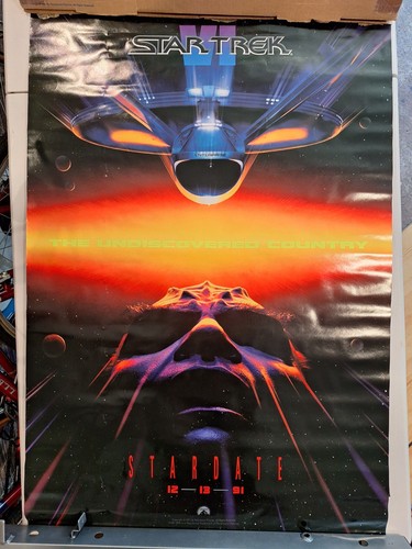 Star Trek VI: The Undiscovered Country Vintage Movie Poster