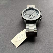Fossil Nate Chronograph Black 100m Diving Sta...