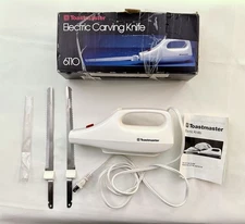 Vtg 1994 Toastmaster Electric Carving Knife Model 6110 W/ Box & Receipt Works