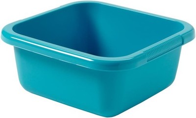 CURVER Quadratisches Becken, 10 l, große Kunststoffschale für Haushalt und K