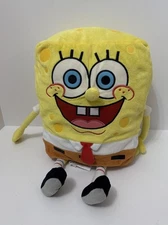 Cute SpongeBob SquarePants 21" Pillow Plush Nickelodeon Viacom 2023 Stuffy Soft