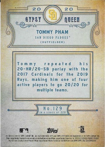 2020 Topps Gypsy Queen.. 1-150..You Pick - Picture 215 of 251