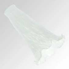 Small White Lily/Tulip Lamp Shade #1588