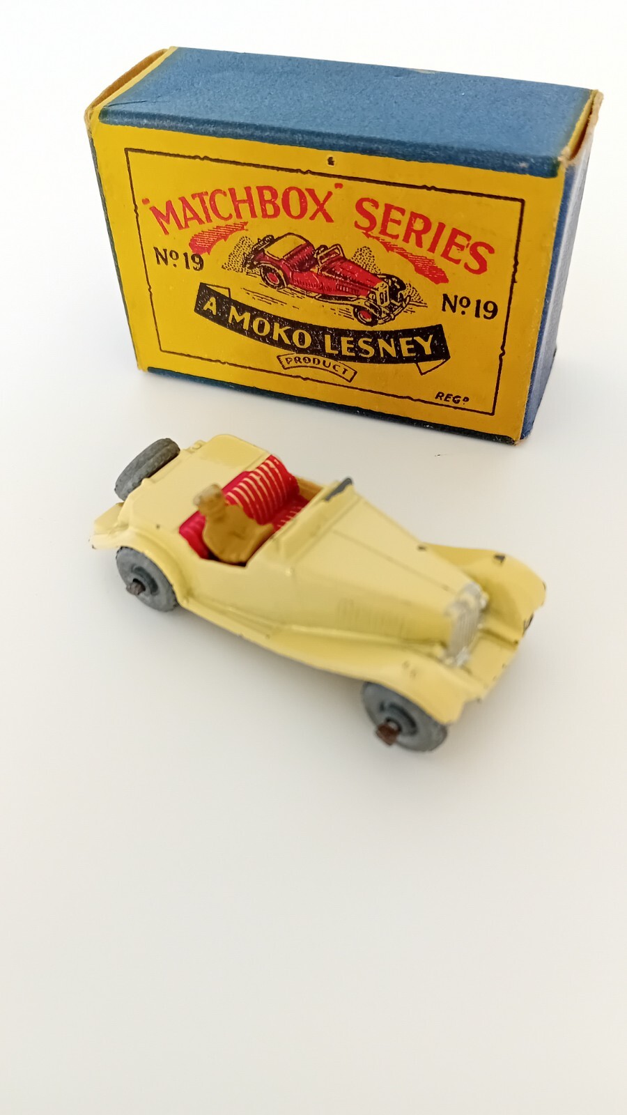 Matchbox 19b, MG MGA Sports Car - Free Price Guide & Review