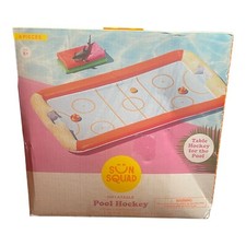 Sun Squad Pool Hockey Inflatable Water Floating Table Hockey Set, Pool Toy NIB