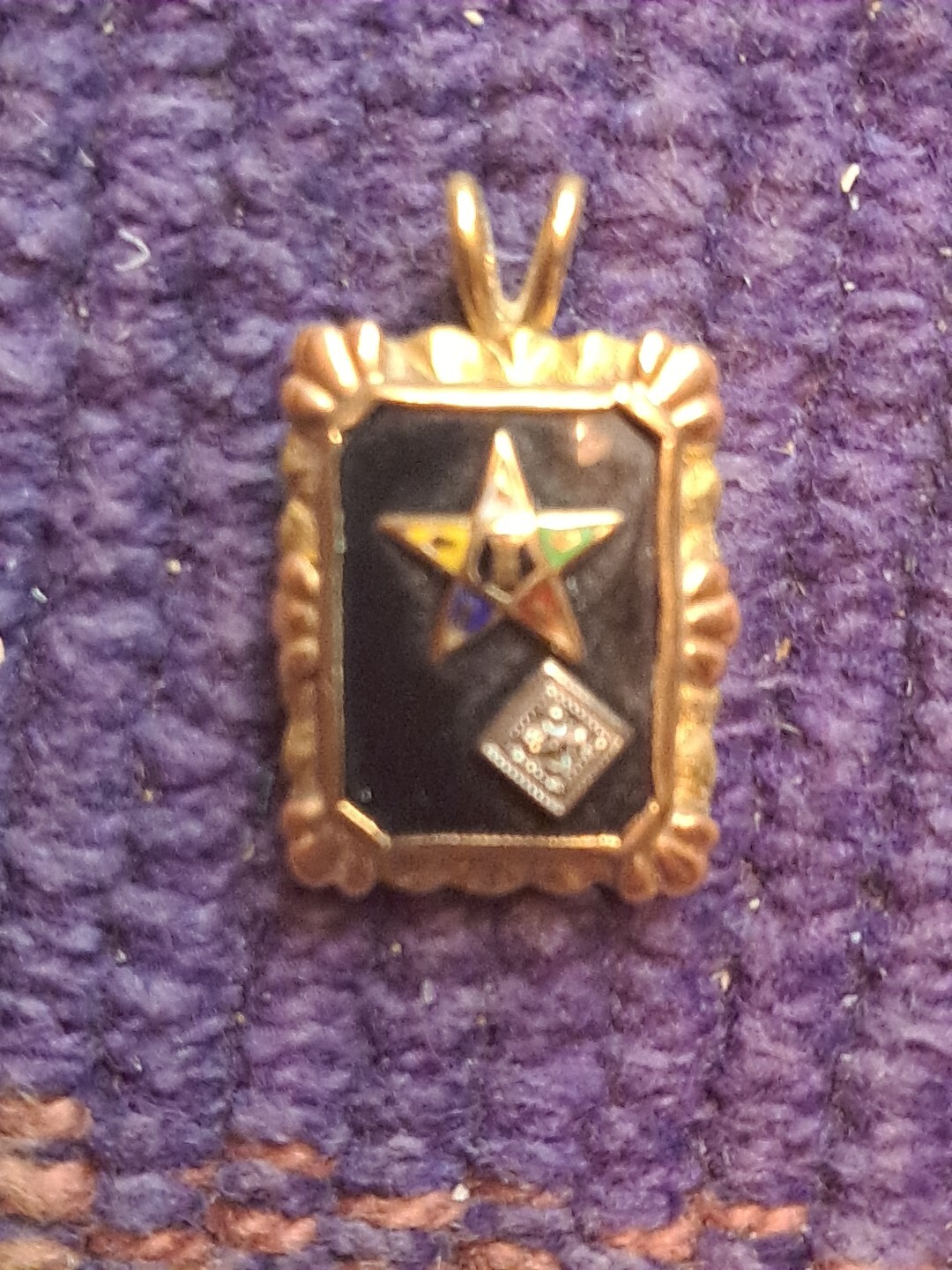 Solid 14 Karat Yellow Solid Eastern Star Diamond … - image 21