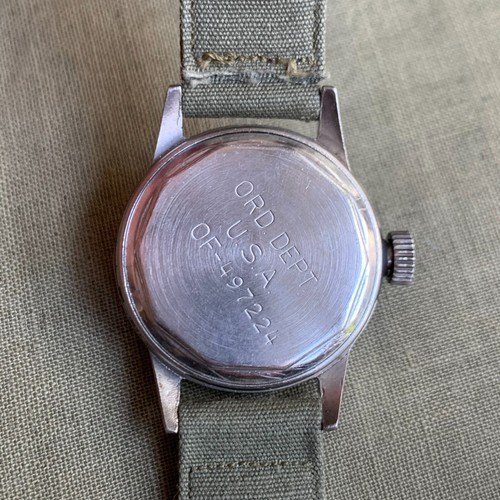 1944 Waltham ORD. DEPT. Grade: No. 10617 17J WWII US Military Patina Dial Watch - Picture 2 of 13