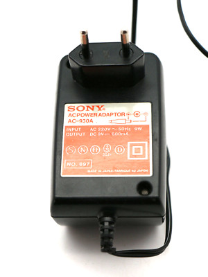 Sony AC-930A Adapter 9V 600mA + Spezial Kabel Ladegerät? (Defekt) in für CHF 10 – mit Lieferung