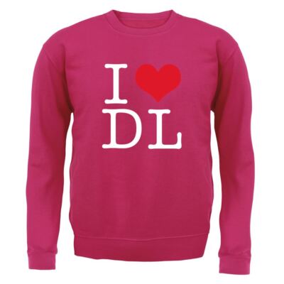 I Love Heart DL - Kinder Hoodie/Pullover - Dua Singer Text Fan Tour Liebe