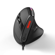 Wired Gaming Mouse RGB Vertical Ergonomic 9 B...