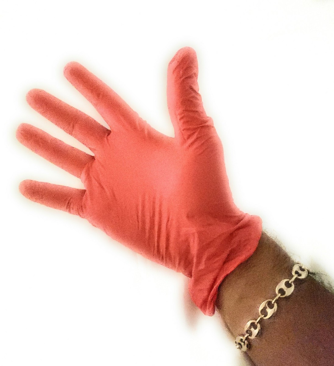 Red Nitrile Gloves Disposable box (100 pcs) Large