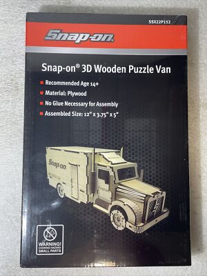 【限定品】Snap-on 3D Wooden Puzzle Van NEW Snap-On 3D Wooden Van/ Truck Puzzle SSX22p152. Holiday