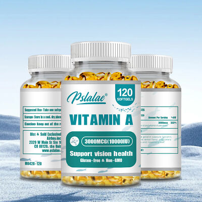 Vitamin A 3000mcg- Max Strength Eye Strain Relief, Immune Support, Powder Vision