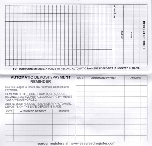 12 Check Registers for Personal Checkbook - Checkbook Ledger Transaction Registe - Picture 4 of 12