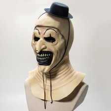 Arte El Payaso Máscara Terrifier 2 Cosplay Disfraz Terror Payaso 2 Máscaras Completas Látex