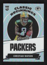 Christian Watson 2022 Panini Classics Classic Beginnings Packers #CB-15