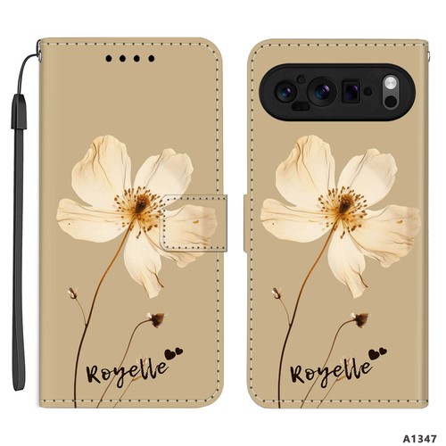 Magnetic Flower Cover For Google Pixel 9 Pro XL 8A 7 6A Personalised Case Wallet - Picture 7 of 55