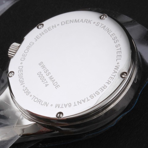 Georg Jensen Bangle Watch # 336, Hammered. Ladies. Vivianna Torun. Small. NEW! - 第 5/9 張圖片