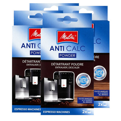 Melitta Entkalkerpulver Anti Calc für Kaffeevollautomaten (8 x 40g Beutel)