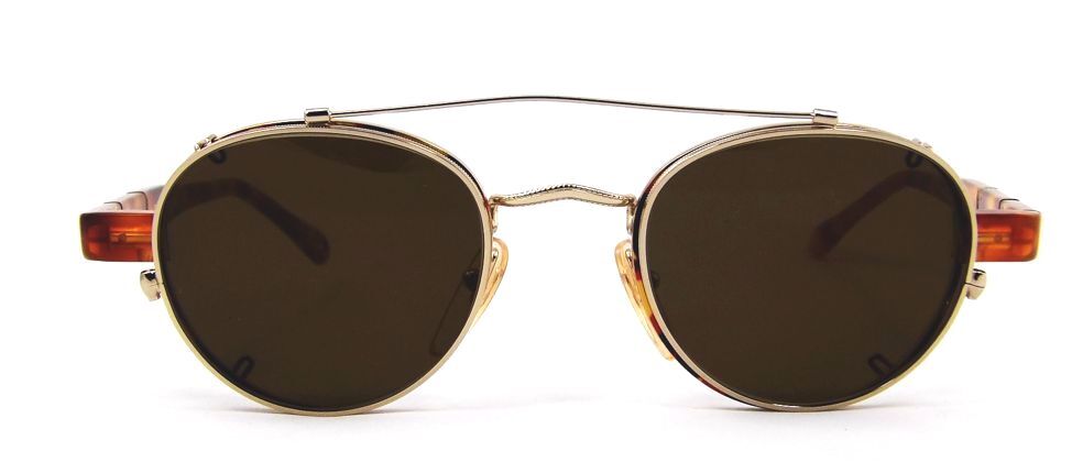 Club LA 5401 P3 Egg Unisex Retro Eyeglasses UV400 Clip on Sunglasses Italy 1990s Nowa praca, świetna wartość