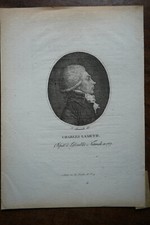 CHARLES LAMETH 1757-1832 PORTRAIT EARLY 19th century GENERAL EMPIRE