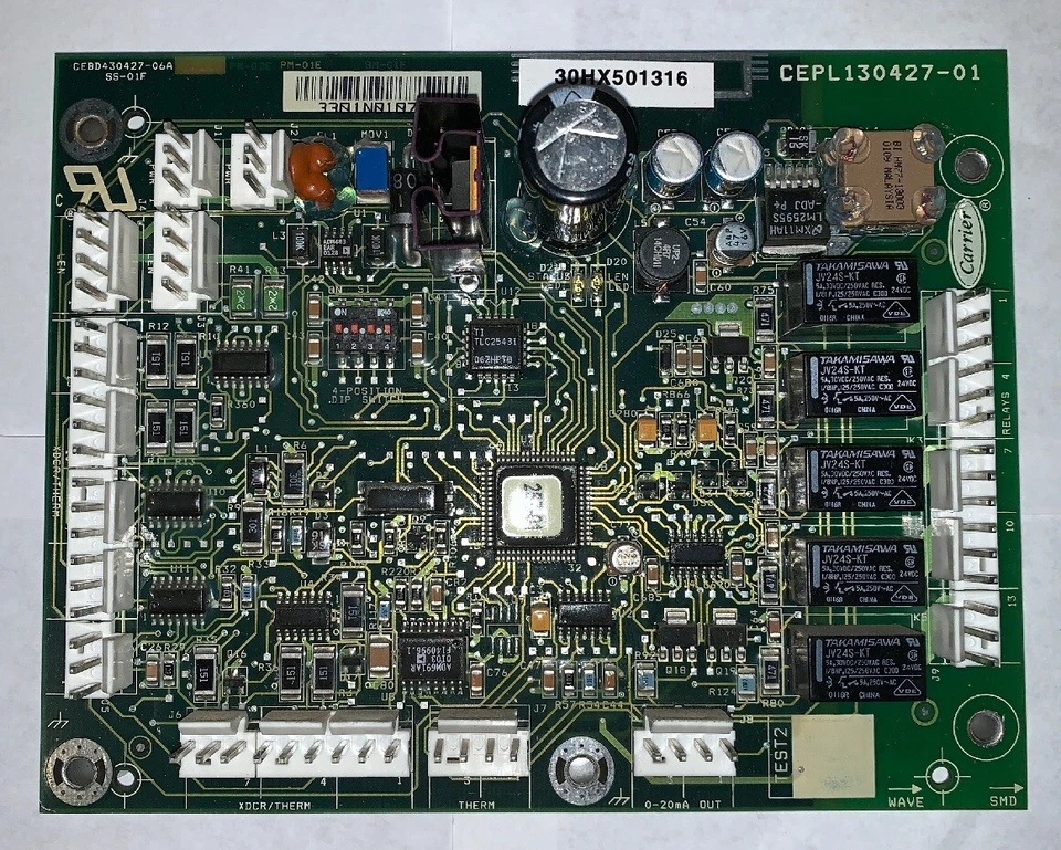 CARRIER CHILLER CONTROL CIRCUIT BOARD 30HX501316 CEPL130427-01 - Image 2 of 4