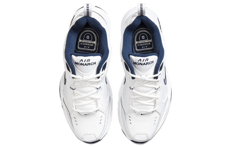 「美品」Nike Air Monarch IV \"White Navy\" Size 8 - Nike Air Monarch IV White Navy for sale online | eBay